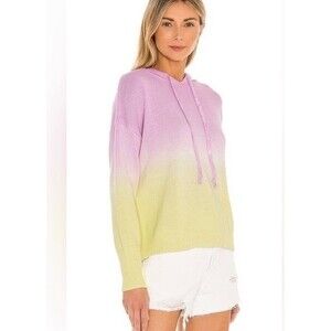 $188 One Grey Day Boutique Kosta REVOLVE Hoodie Sweater Designer Ombre Pink S